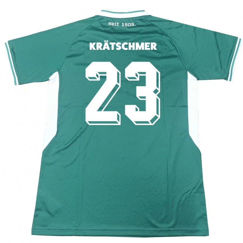 Danxen Herren Pius Krätschmer #23 Grün Weiß Heimtrikot Trikot 2025/26 T-Shirt Österreich