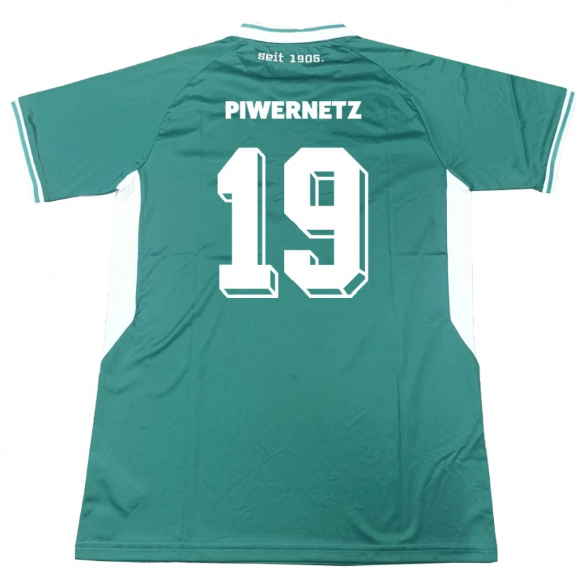 Danxen Herren Nils Piwernetz #19 Grün Weiß Heimtrikot Trikot 2025/26 T-Shirt Österreich