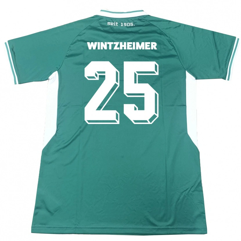 Danxen Herren Manuel Wintzheimer #25 Grün Weiß Heimtrikot Trikot 2025/26 T-Shirt Österreich