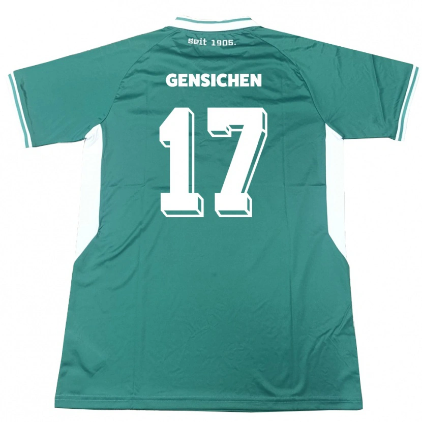 Danxen Herren Tim Gensichen #17 Grün Weiß Heimtrikot Trikot 2025/26 T-Shirt Österreich