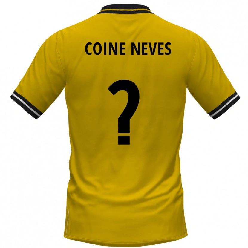 Danxen Herren Arthur Coine Neves #0 Gelb Schwarz Heimtrikot Trikot 2025/26 T-Shirt Österreich
