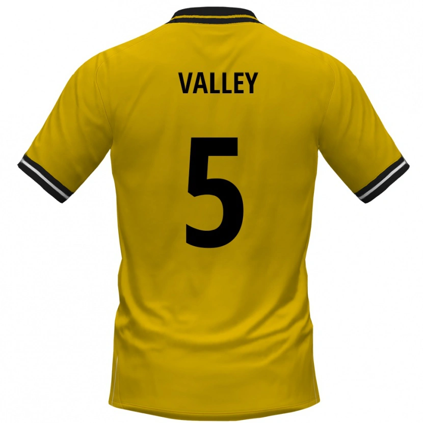 Danxen Herren Noah Valley #5 Gelb Schwarz Heimtrikot Trikot 2025/26 T-Shirt Österreich