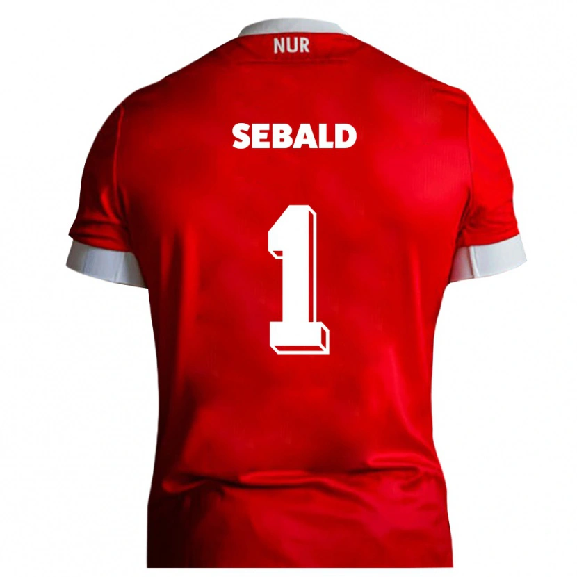 Danxen Herren Alexander Sebald #1 Rot Weiß Heimtrikot Trikot 2025/26 T-Shirt Österreich