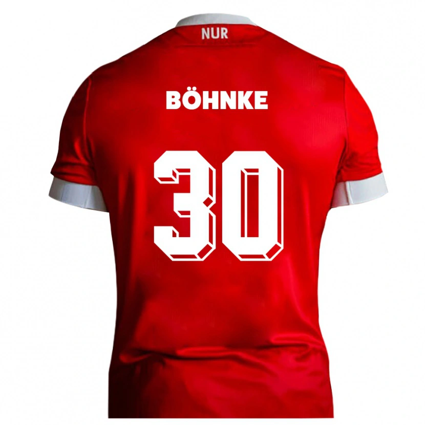 Danxen Herren Max Böhnke #30 Rot Weiß Heimtrikot Trikot 2025/26 T-Shirt Österreich
