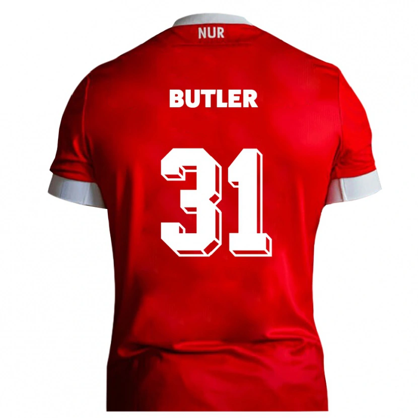 Danxen Herren Justin Butler #31 Rot Weiß Heimtrikot Trikot 2025/26 T-Shirt Österreich