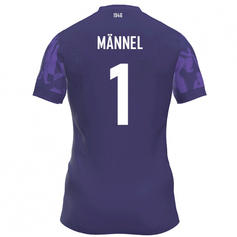 Danxen Herren Martin Männel #1 Lila Weiß Heimtrikot Trikot 2025/26 T-Shirt Österreich
