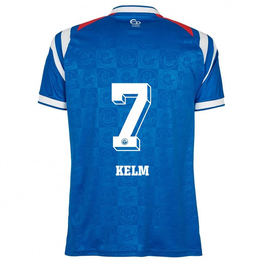 Danxen Herren Mattes Kelm #7 Blau Weiß Rot Heimtrikot Trikot 2025/26 T-Shirt Österreich
