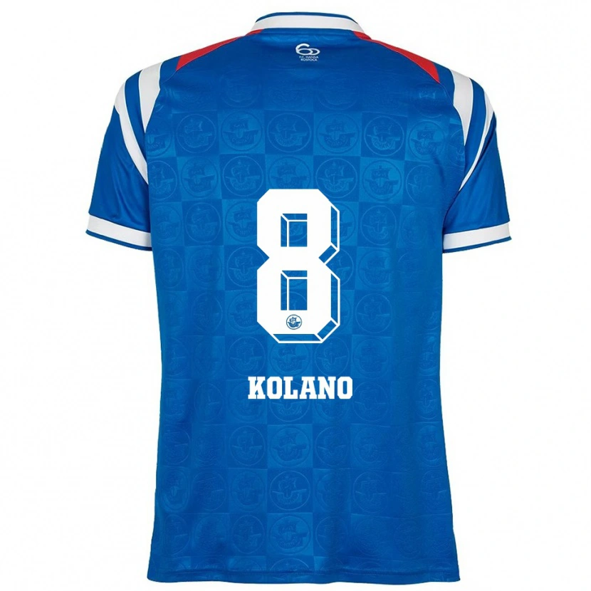 Danxen Herren Damian Kolano #8 Blau Weiß Rot Heimtrikot Trikot 2025/26 T-Shirt Österreich