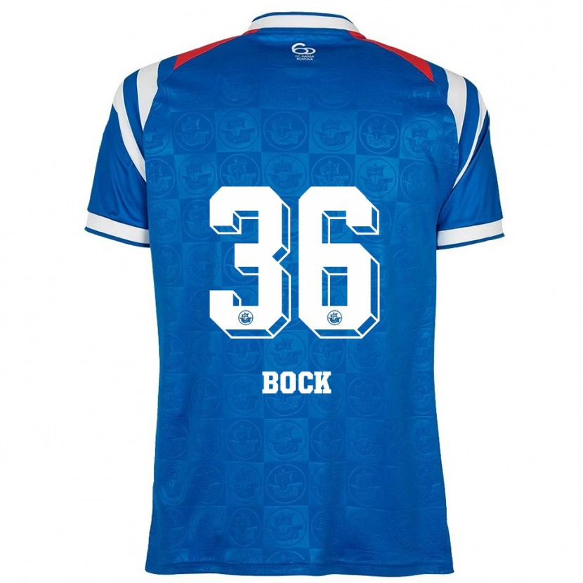 Danxen Herren Fiete Bock #36 Blau Weiß Rot Heimtrikot Trikot 2025/26 T-Shirt Österreich