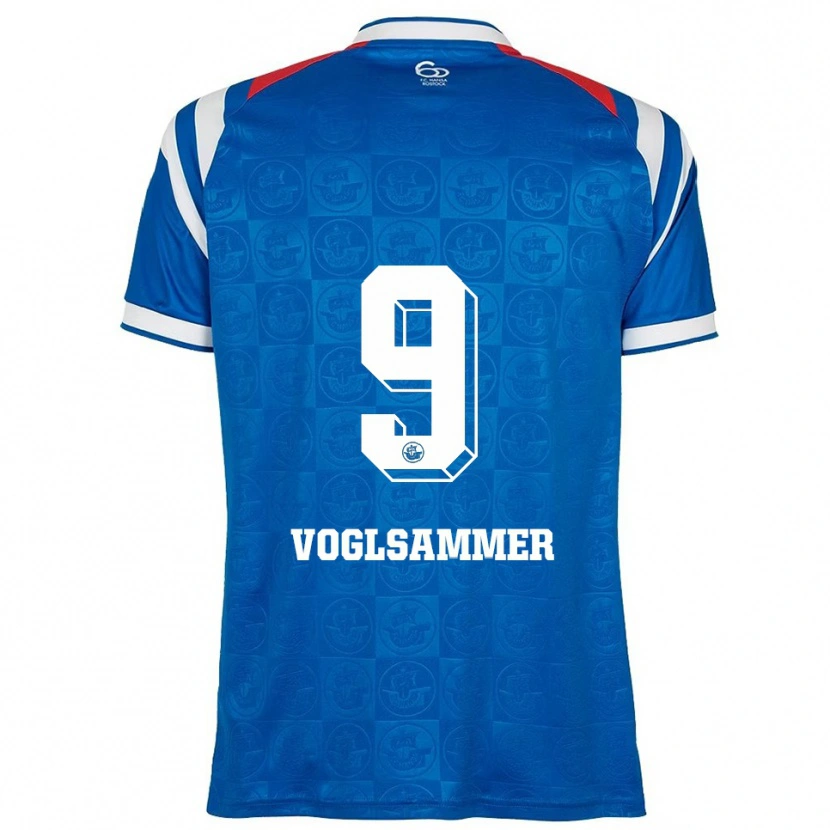 Danxen Herren Andreas Voglsammer #9 Blau Weiß Rot Heimtrikot Trikot 2025/26 T-Shirt Österreich