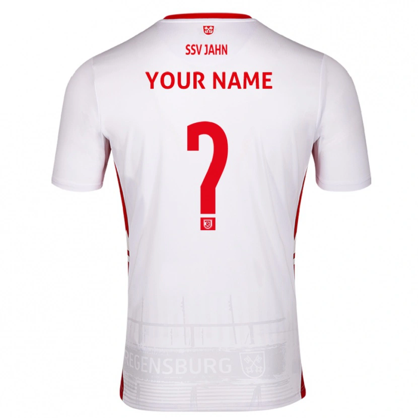 Danxen Herren Ihren Namen #0 Weiß Rot Heimtrikot Trikot 2025/26 T-Shirt Österreich