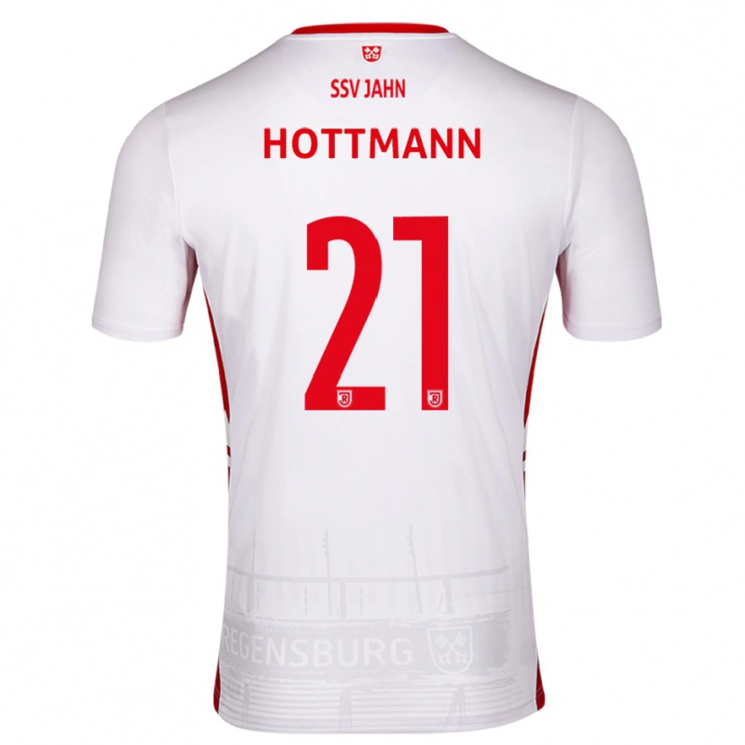 Danxen Herren Eric Hottmann #21 Weiß Rot Heimtrikot Trikot 2025/26 T-Shirt Österreich