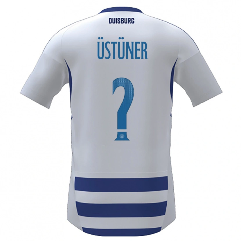 Danxen Herren Ismail Üstüner #0 Weiß Blau Heimtrikot Trikot 2025/26 T-Shirt Österreich
