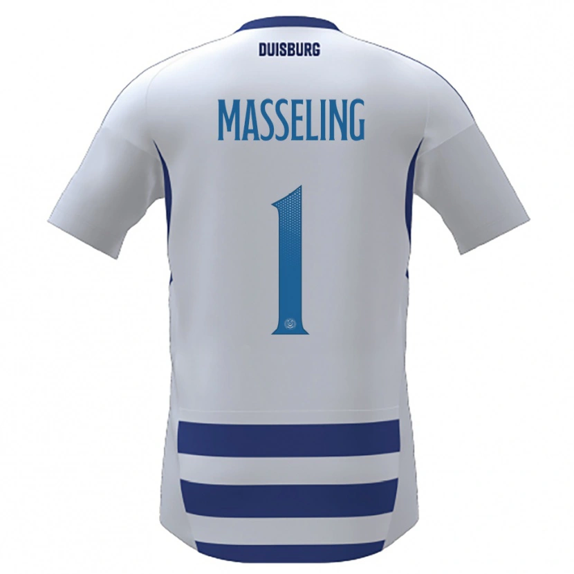 Danxen Herren Jihan Masseling #1 Weiß Blau Heimtrikot Trikot 2025/26 T-Shirt Österreich