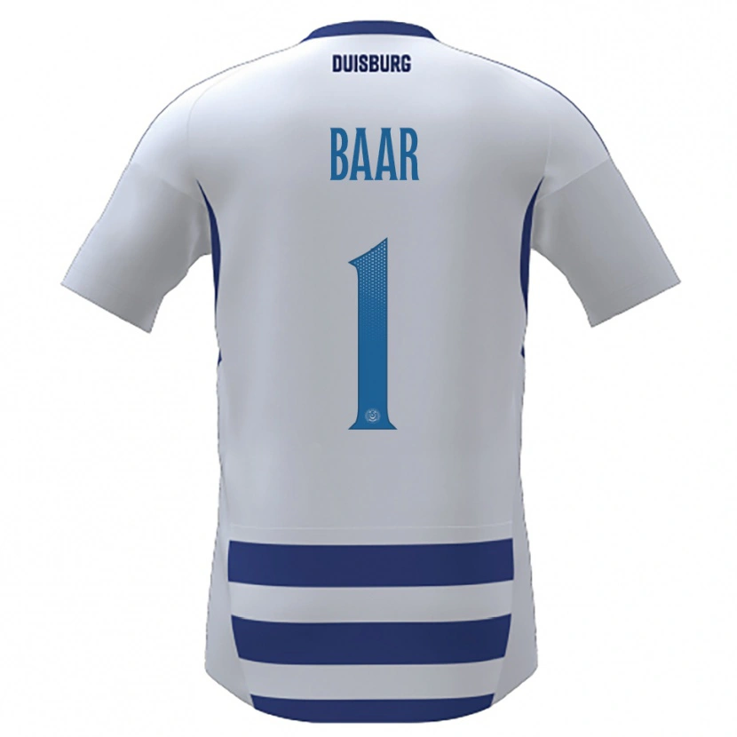 Danxen Herren Alina Baar #1 Weiß Blau Heimtrikot Trikot 2025/26 T-Shirt Österreich