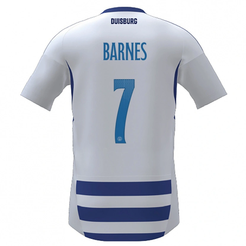Danxen Herren Sejoba Barnes #7 Weiß Blau Heimtrikot Trikot 2025/26 T-Shirt Österreich