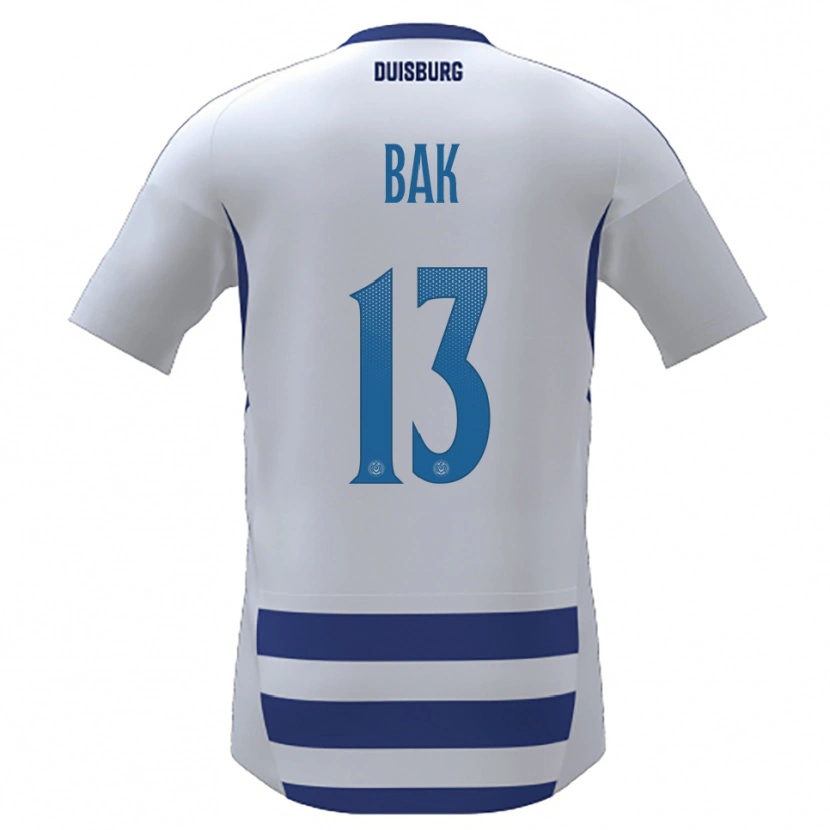 Danxen Herren Jolina Bak #13 Weiß Blau Heimtrikot Trikot 2025/26 T-Shirt Österreich