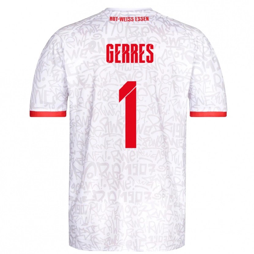 Danxen Herren Romero Gerres #1 Weiß Rot Heimtrikot Trikot 2025/26 T-Shirt Österreich