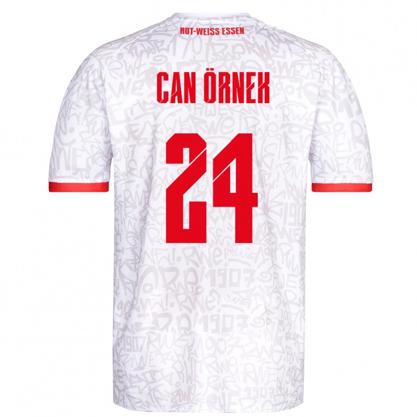 Danxen Herren Eray Can Örnek #24 Weiß Rot Heimtrikot Trikot 2025/26 T-Shirt Österreich