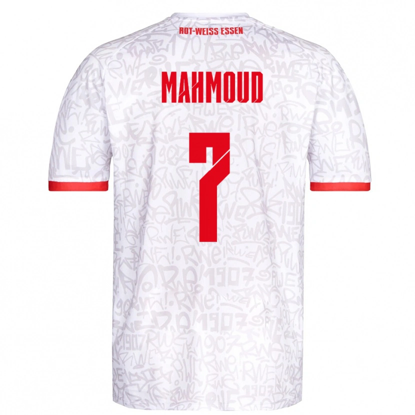 Danxen Herren Bakir Mahmoud #7 Weiß Rot Heimtrikot Trikot 2025/26 T-Shirt Österreich