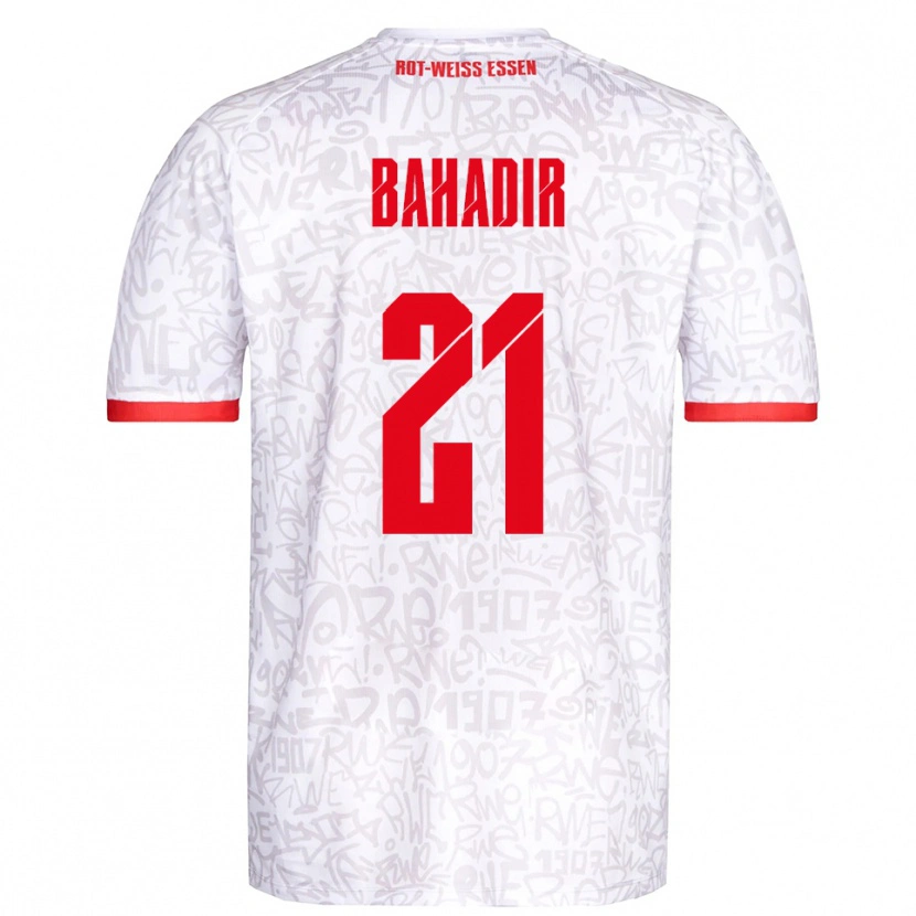Danxen Herren Burak Bahadir #21 Weiß Rot Heimtrikot Trikot 2025/26 T-Shirt Österreich