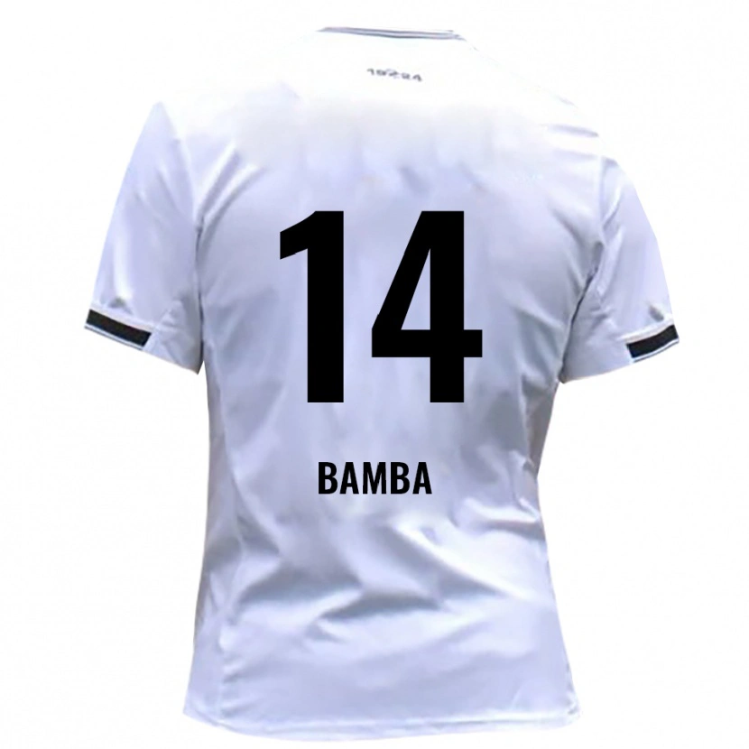 Danxen Herren Emmanuel Bamba #14 Weiß Rot Heimtrikot Trikot 2025/26 T-Shirt Österreich