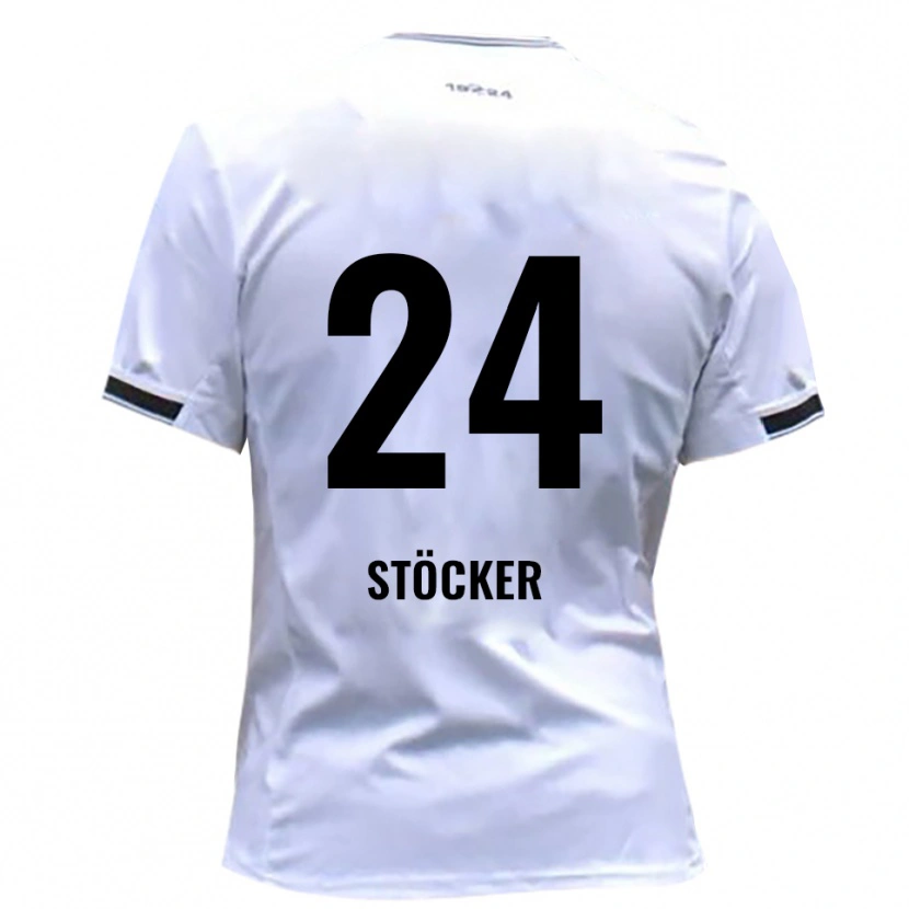Danxen Herren Michel Stöcker #24 Weiß Rot Heimtrikot Trikot 2025/26 T-Shirt Österreich