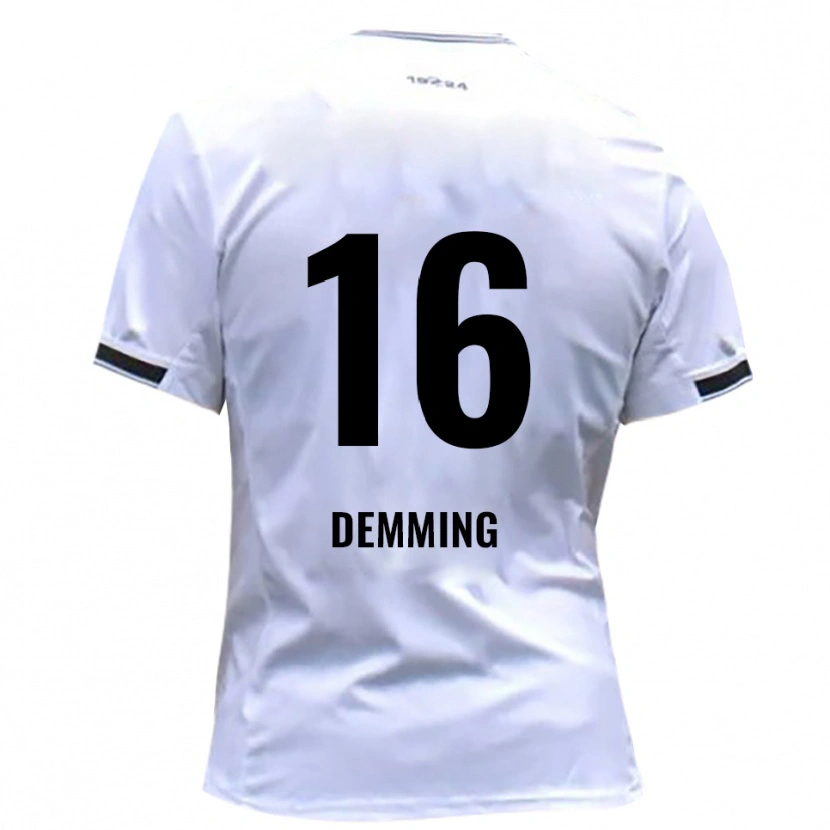 Danxen Herren Lukas Demming #16 Weiß Rot Heimtrikot Trikot 2025/26 T-Shirt Österreich
