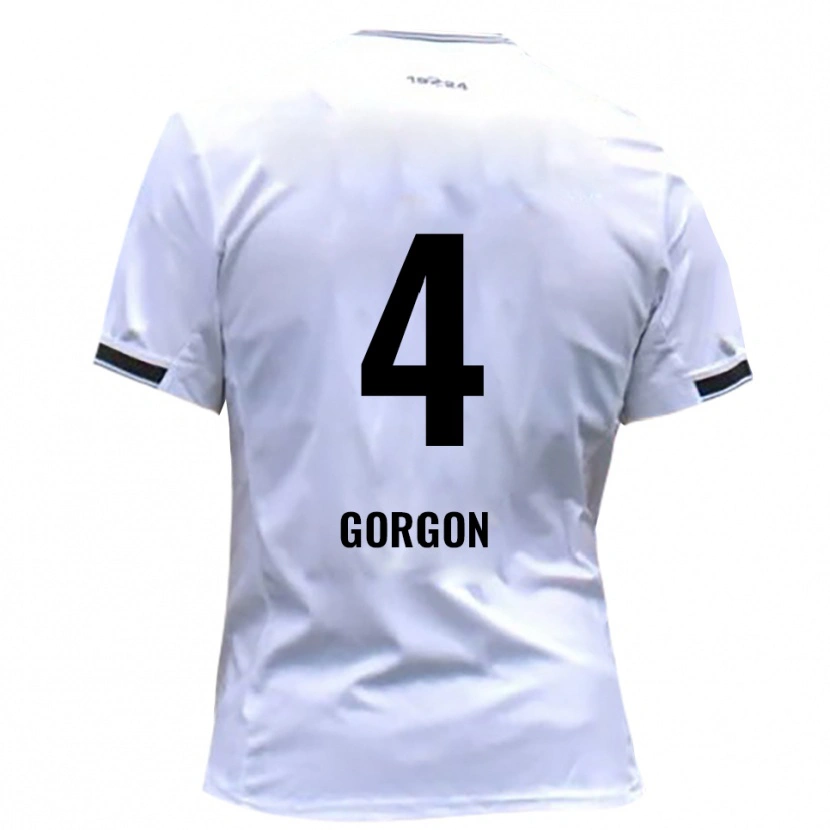 Danxen Herren Felix Gorgon #4 Weiß Rot Heimtrikot Trikot 2025/26 T-Shirt Österreich