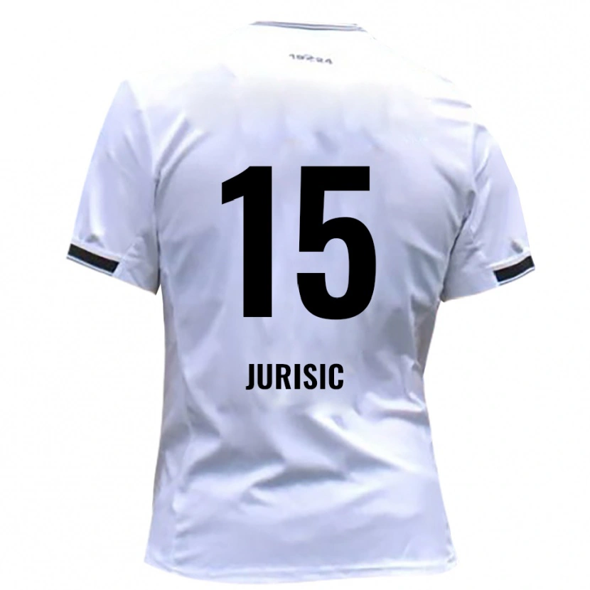 Danxen Herren Fabian Jurisic #15 Weiß Rot Heimtrikot Trikot 2025/26 T-Shirt Österreich