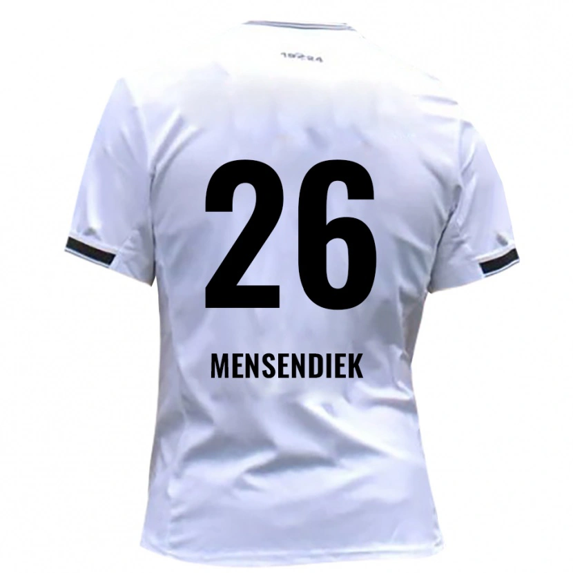 Danxen Herren Luis Mensendiek #26 Weiß Rot Heimtrikot Trikot 2025/26 T-Shirt Österreich