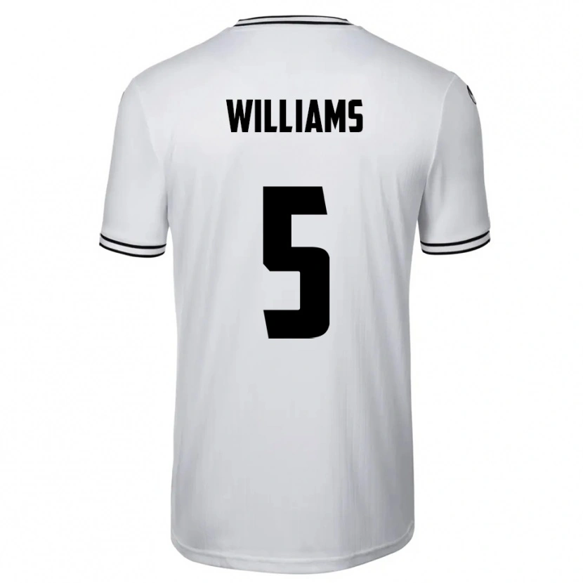 Danxen Herren Daniel Williams #5 Weiß Schwarz Heimtrikot Trikot 2025/26 T-Shirt Österreich