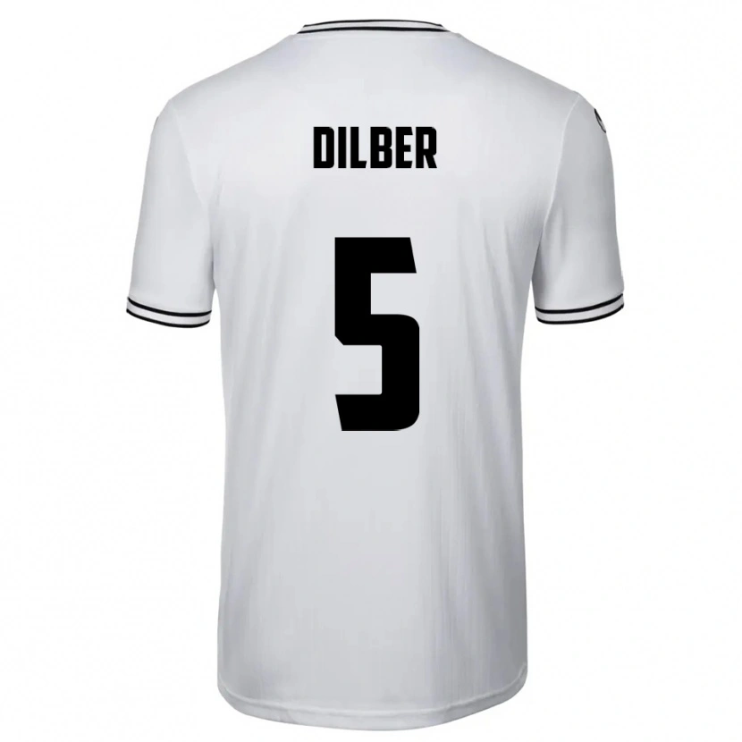 Danxen Herren Mirko Dilber #5 Weiß Schwarz Heimtrikot Trikot 2025/26 T-Shirt Österreich