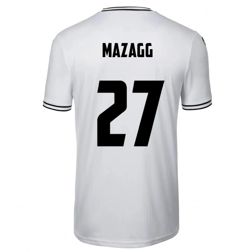 Danxen Herren Lukas Mazagg #27 Weiß Schwarz Heimtrikot Trikot 2025/26 T-Shirt Österreich