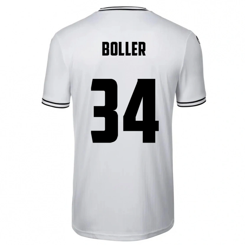 Danxen Herren Jan Boller #34 Weiß Schwarz Heimtrikot Trikot 2025/26 T-Shirt Österreich