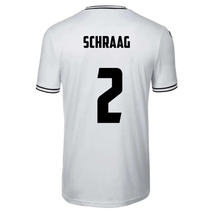 Danxen Herren Felix Schraag #2 Weiß Schwarz Heimtrikot Trikot 2025/26 T-Shirt Österreich