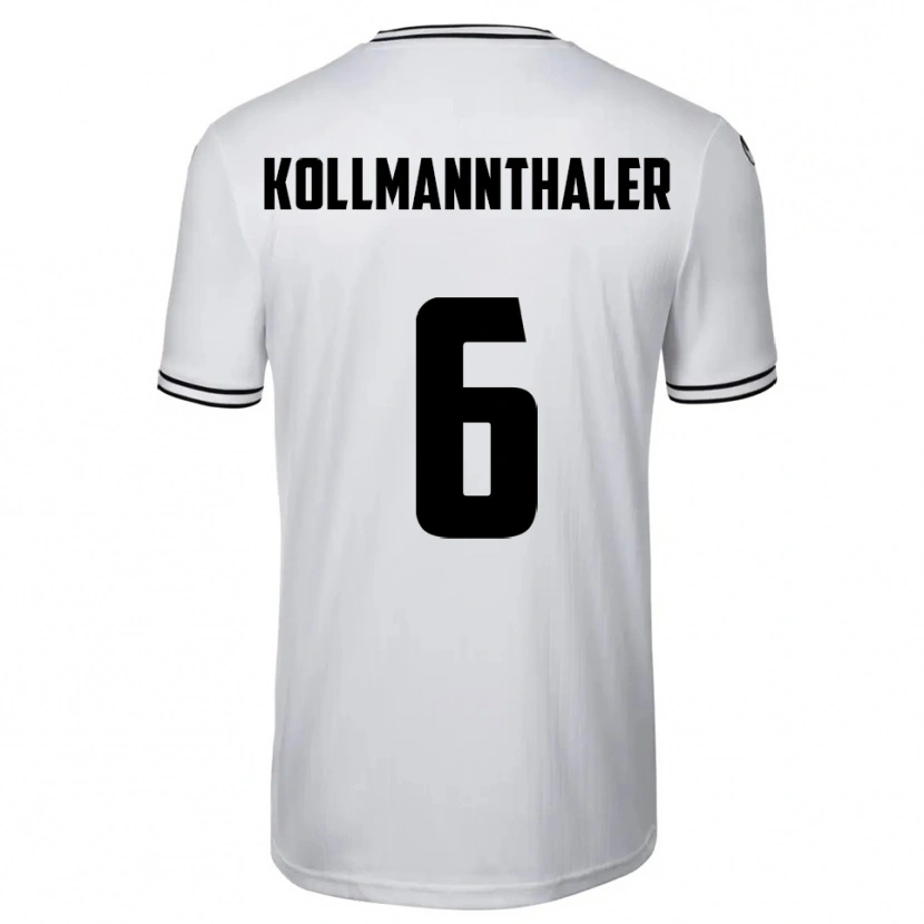 Danxen Herren Elischa Kollmannthaler #6 Weiß Schwarz Heimtrikot Trikot 2025/26 T-Shirt Österreich