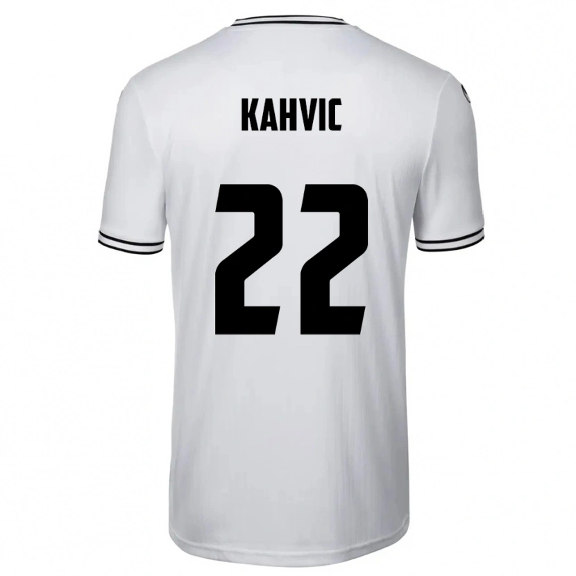 Danxen Herren Aleksandar Kahvic #22 Weiß Schwarz Heimtrikot Trikot 2025/26 T-Shirt Österreich