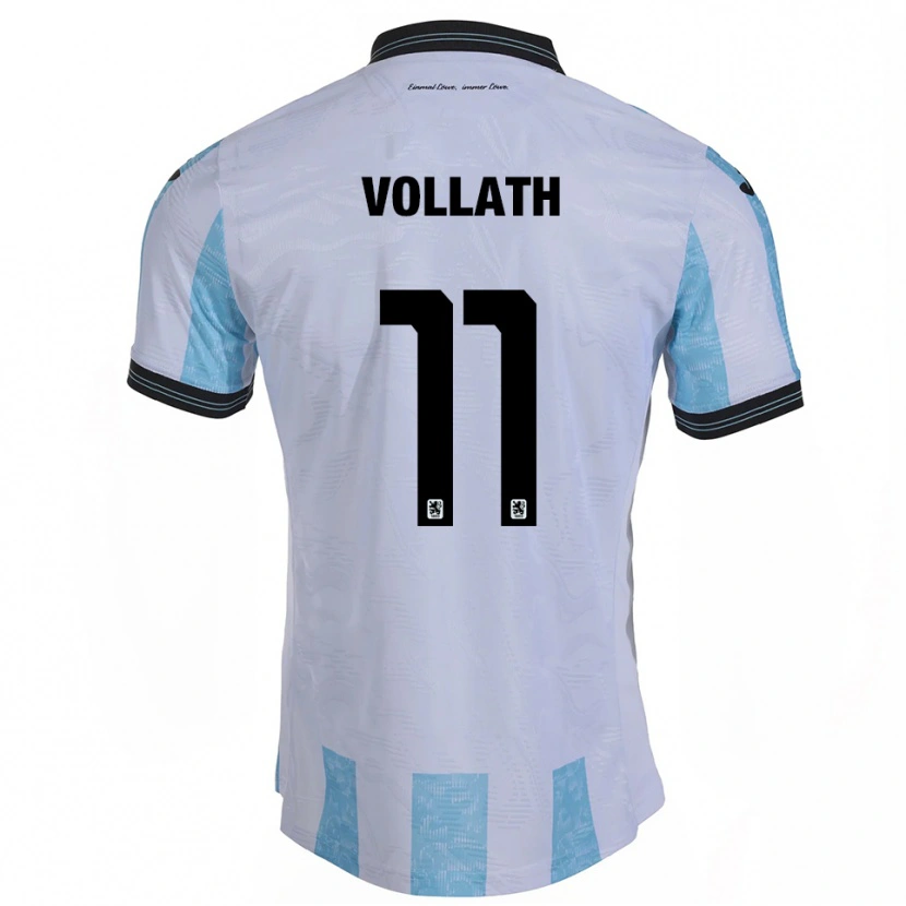 Danxen Herren René Vollath #11 Weiß Himmelblau Heimtrikot Trikot 2025/26 T-Shirt Österreich
