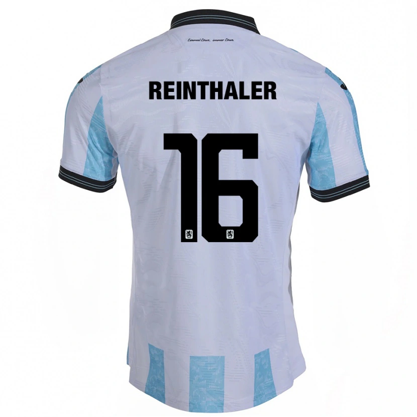 Danxen Herren Max Reinthaler #16 Weiß Himmelblau Heimtrikot Trikot 2025/26 T-Shirt Österreich