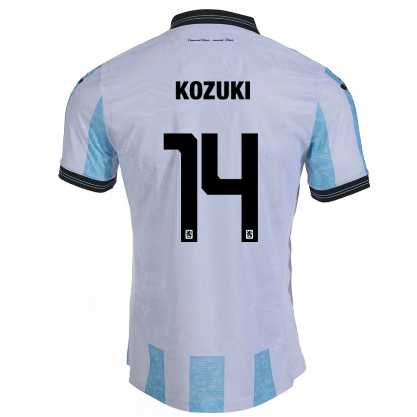 Danxen Herren Soichiro Kozuki #14 Weiß Himmelblau Heimtrikot Trikot 2025/26 T-Shirt Österreich