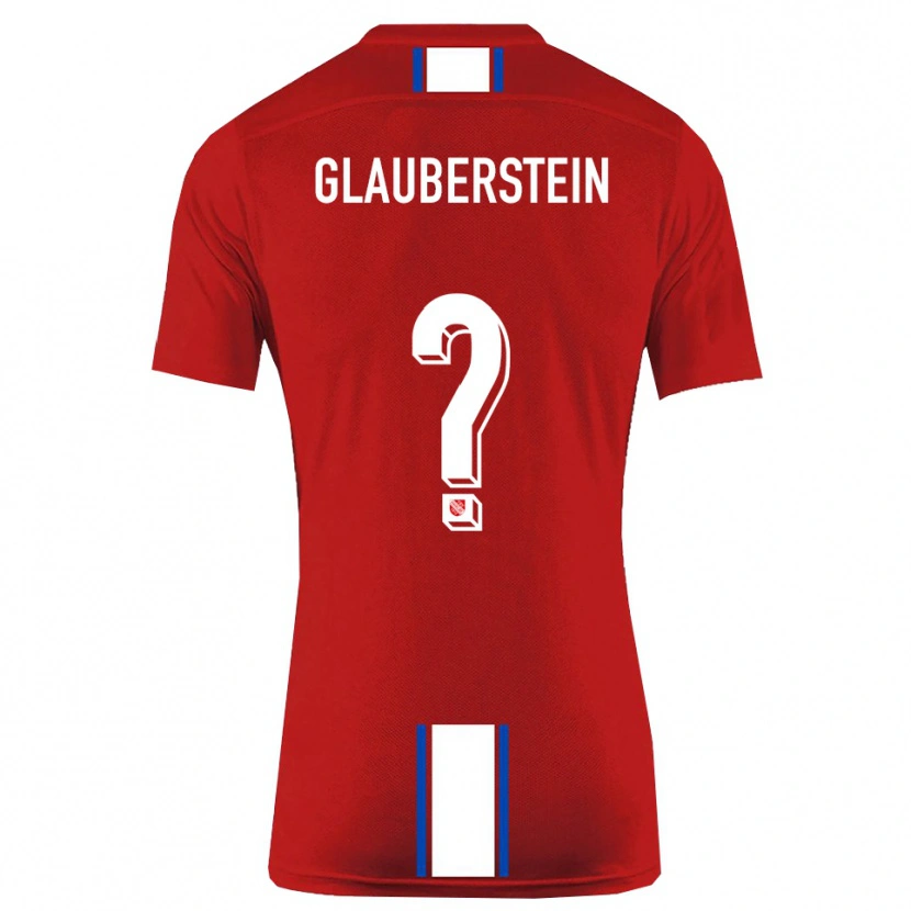 Danxen Herren Jonas Glauberstein #0 Rot Weiß Heimtrikot Trikot 2025/26 T-Shirt Österreich