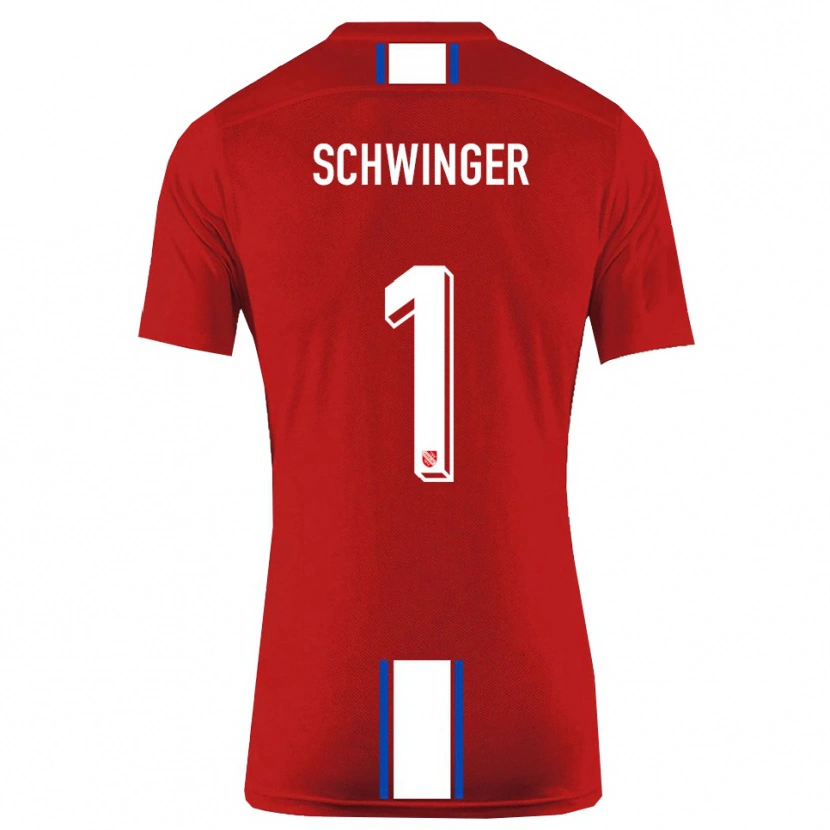 Danxen Herren Holm Schwinger #1 Rot Weiß Heimtrikot Trikot 2025/26 T-Shirt Österreich