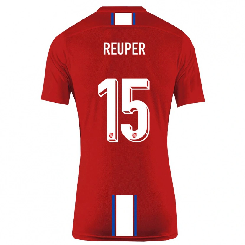 Danxen Herren Tim Reuper #15 Rot Weiß Heimtrikot Trikot 2025/26 T-Shirt Österreich