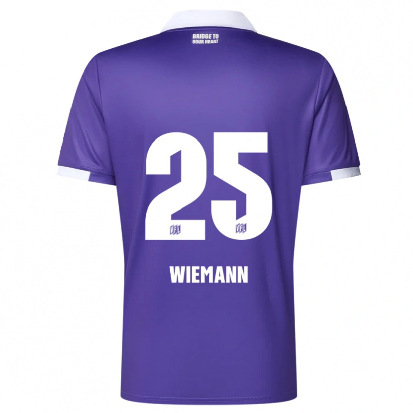 Danxen Herren Niklas Wiemann #25 Lila Weiß Heimtrikot Trikot 2025/26 T-Shirt Österreich
