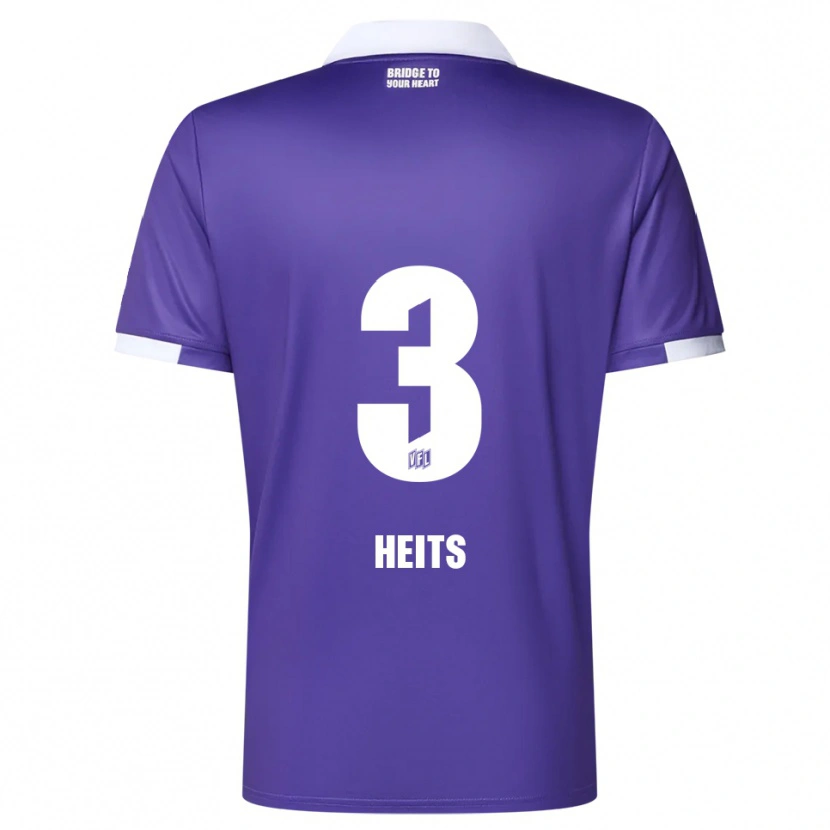 Danxen Herren Lasse Heits #3 Lila Weiß Heimtrikot Trikot 2025/26 T-Shirt Österreich