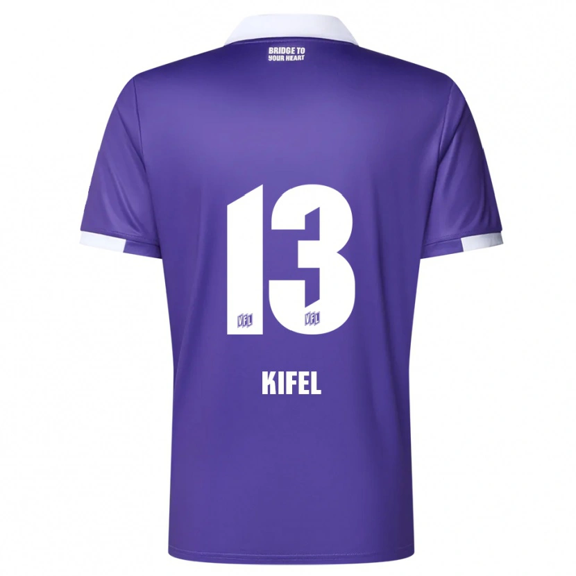 Danxen Herren Denis Kifel #13 Lila Weiß Heimtrikot Trikot 2025/26 T-Shirt Österreich