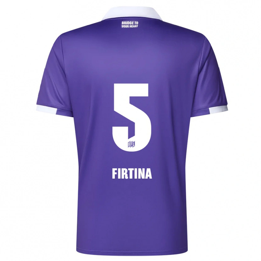 Danxen Herren Taha Firtina #5 Lila Weiß Heimtrikot Trikot 2025/26 T-Shirt Österreich