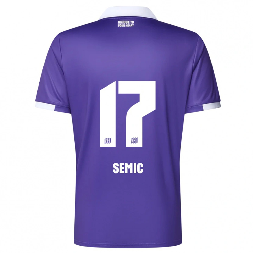 Danxen Herren Lion Semic #17 Lila Weiß Heimtrikot Trikot 2025/26 T-Shirt Österreich