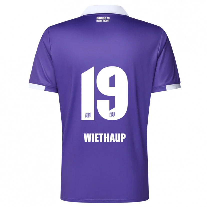 Danxen Herren Kevin Wiethaup #19 Lila Weiß Heimtrikot Trikot 2025/26 T-Shirt Österreich